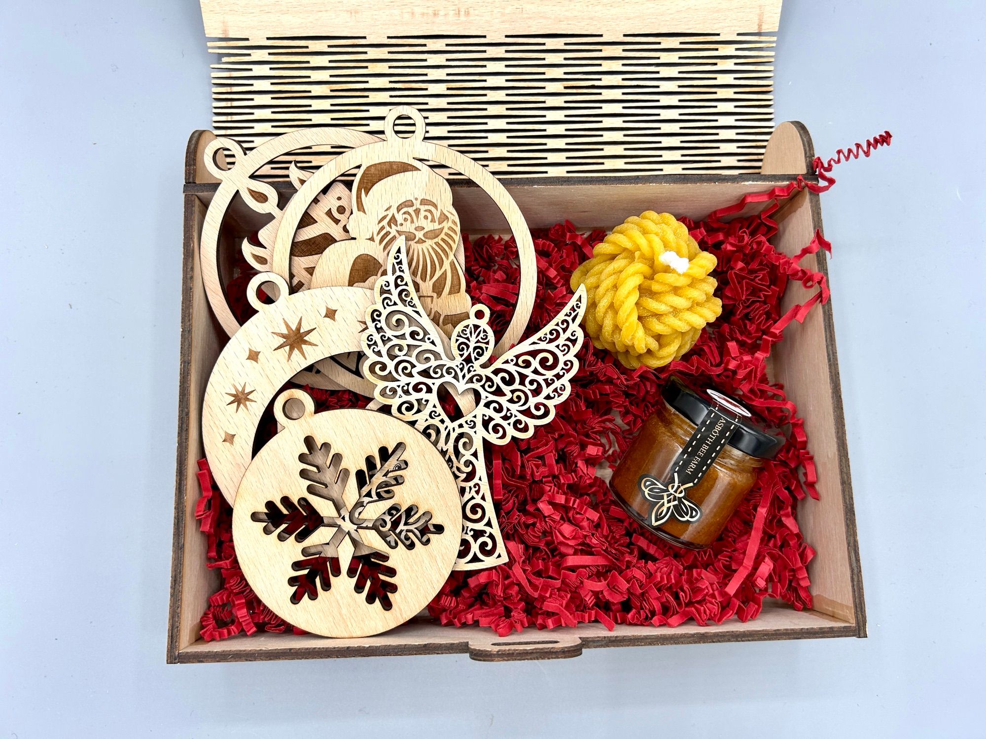 Client work — engraved corporate gift box
