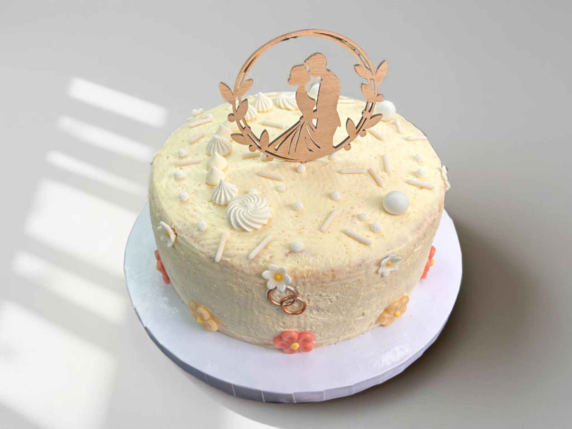 Client work — engraved product for a cake shop