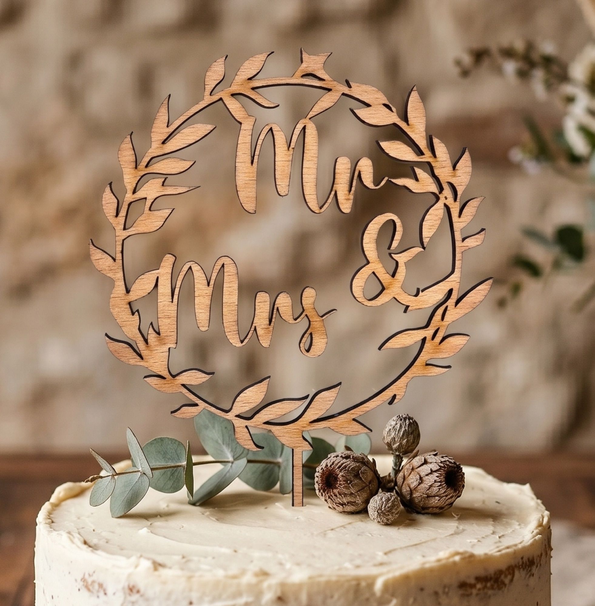 Client work — engraved product for a cake shop