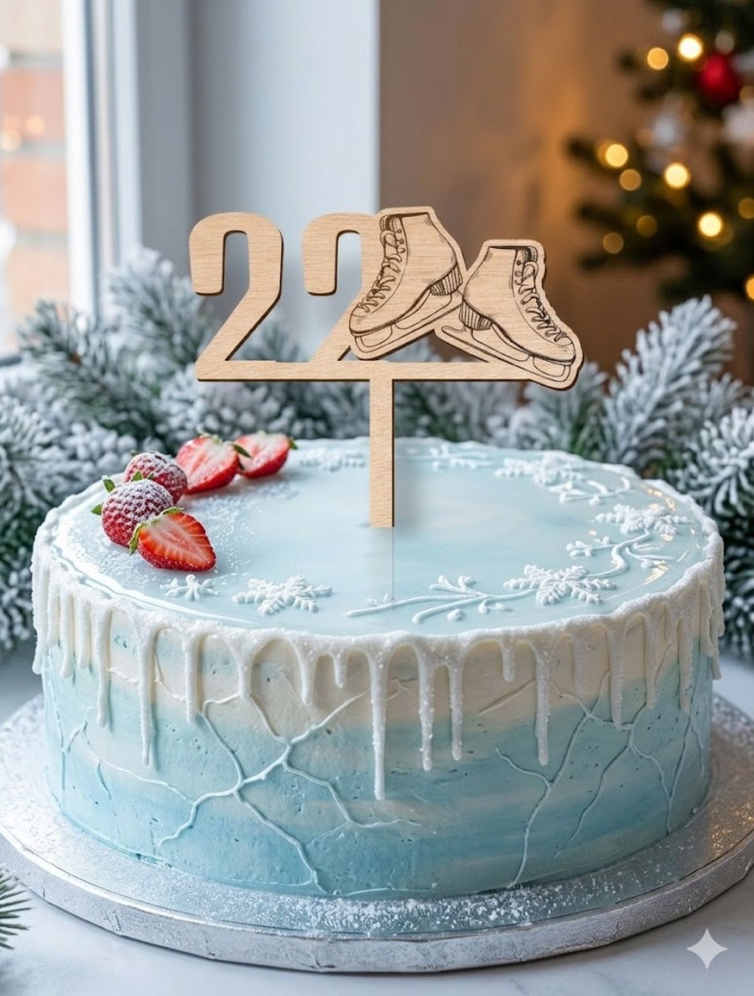 Client work — engraved product for a cake shop