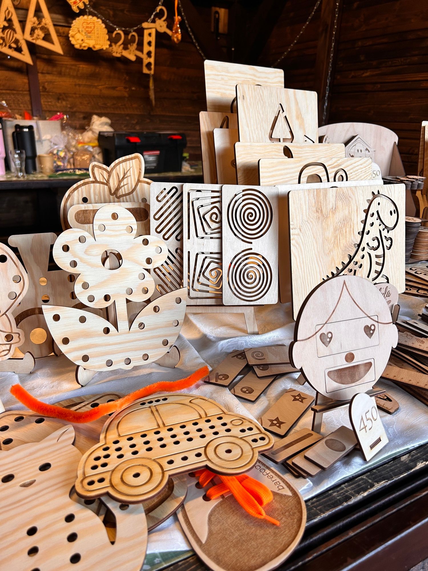 Wooden learning aids for children, supported by every order